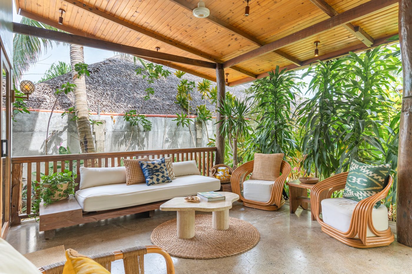 The Residence — covered outdoor lounge