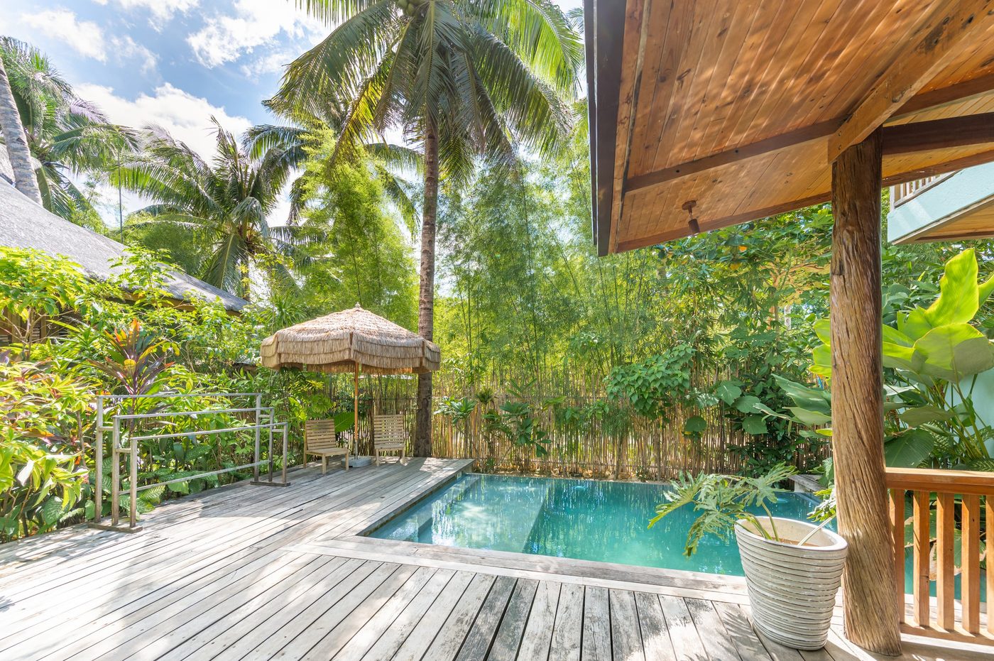 The Residence — private pool and exterior